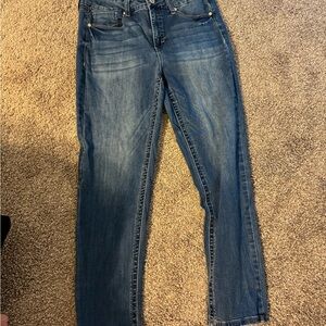 Seven7 Blue Skinny Jeans with tummy control